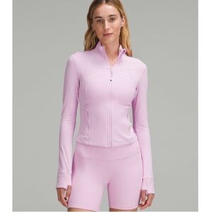 Lululemon Nulu Define Cropped Jacket in Vita Pink